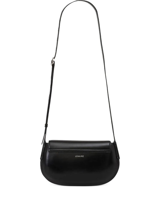 Lemaire Belly Leather Shoulder Bag — Same as shown — Size One Size — Front View