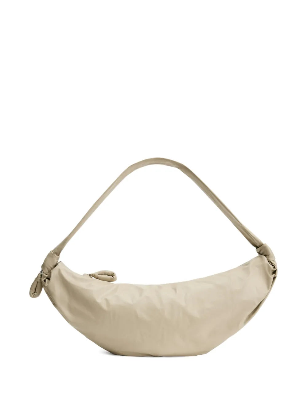 Lemaire Large Soft Croissant Leather Shoulder Bag — Same as shown — Size One Size — Front View