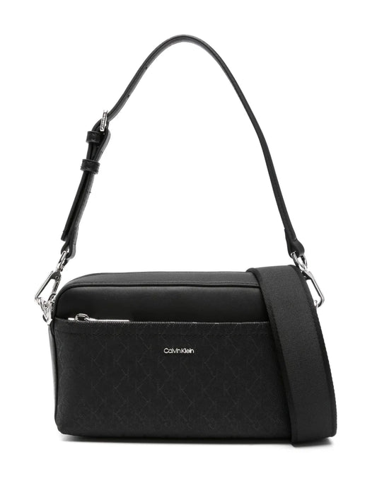 Calvin Klein Monogram Crossbody Bag — Same as shown — Size One Size — Front View