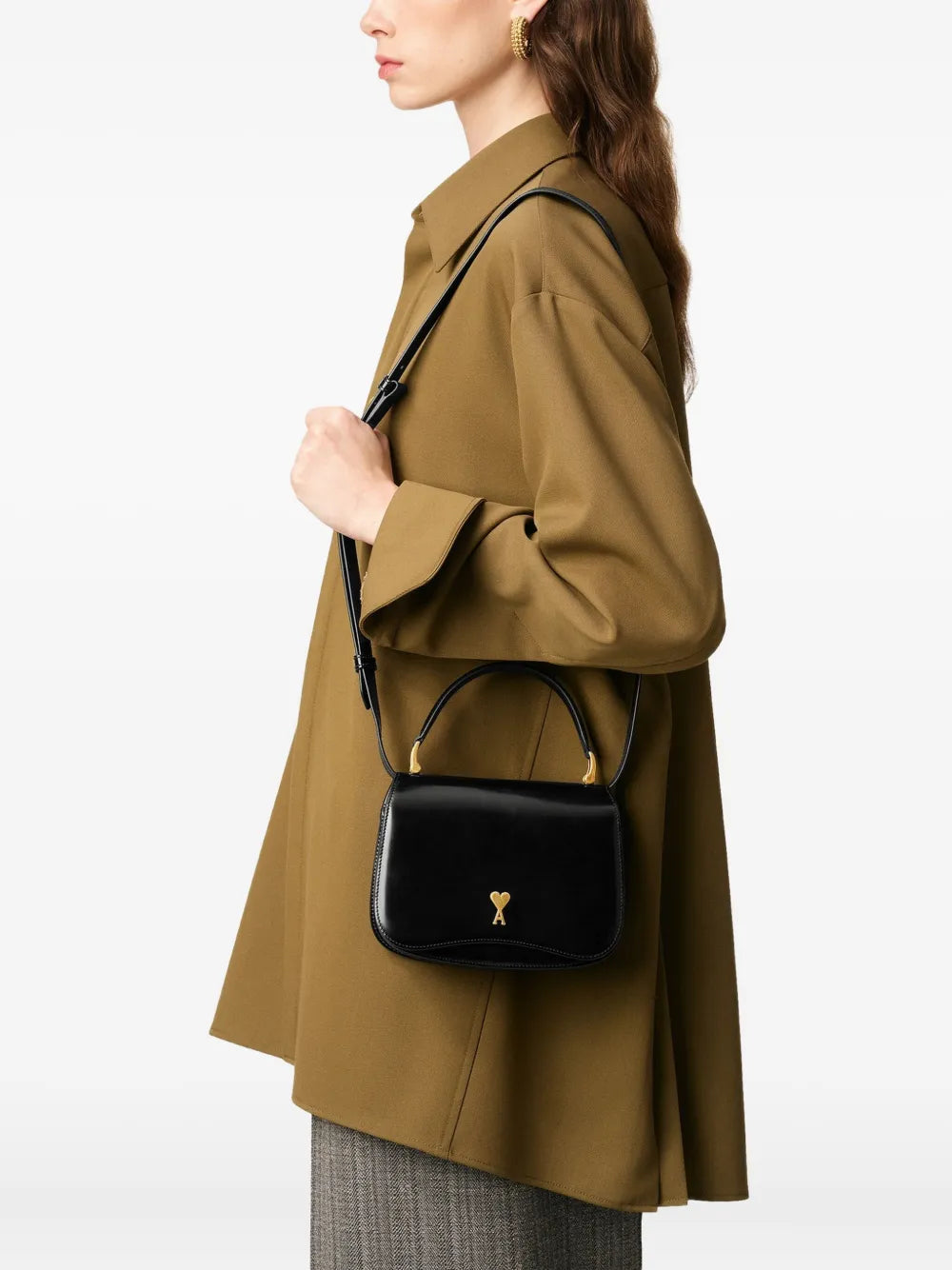 Ami Paris Paris Paris Shoulder Bag — Same as shown — Size One Size — Back View