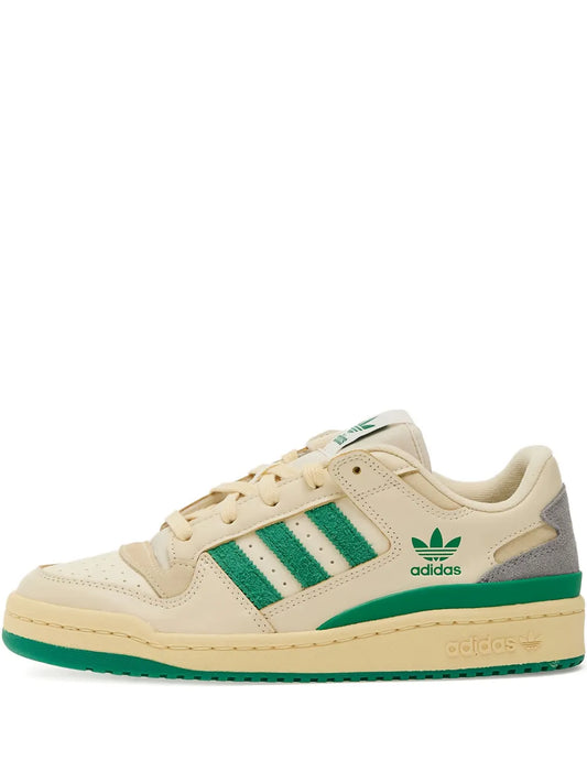 adidas Forum Low Cl Logo Low-Top Sneakers — Crew White — Size US M 8.5 - US W 10 — Front View
