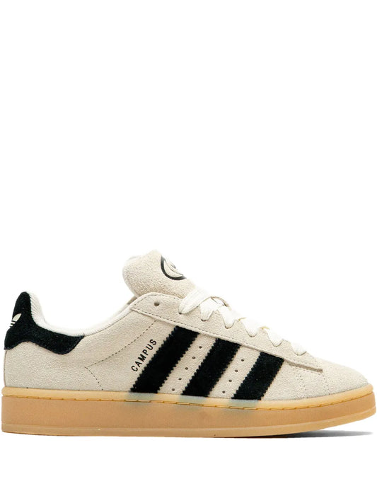 adidas Campus 00S Gum/Cream White/Core Black Sneakers — Light Beige — Size US M 9 - US W 10.5 — Front View