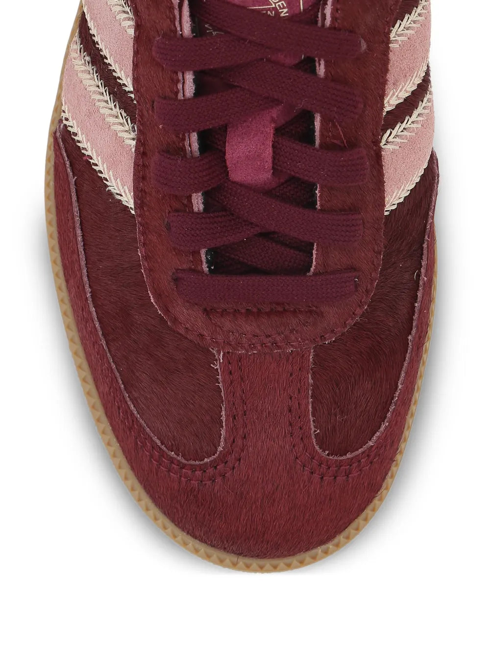 adidas Samba Og Sneakers — Burgundy — Size US M 8 - US W 9.5 — Detail View
