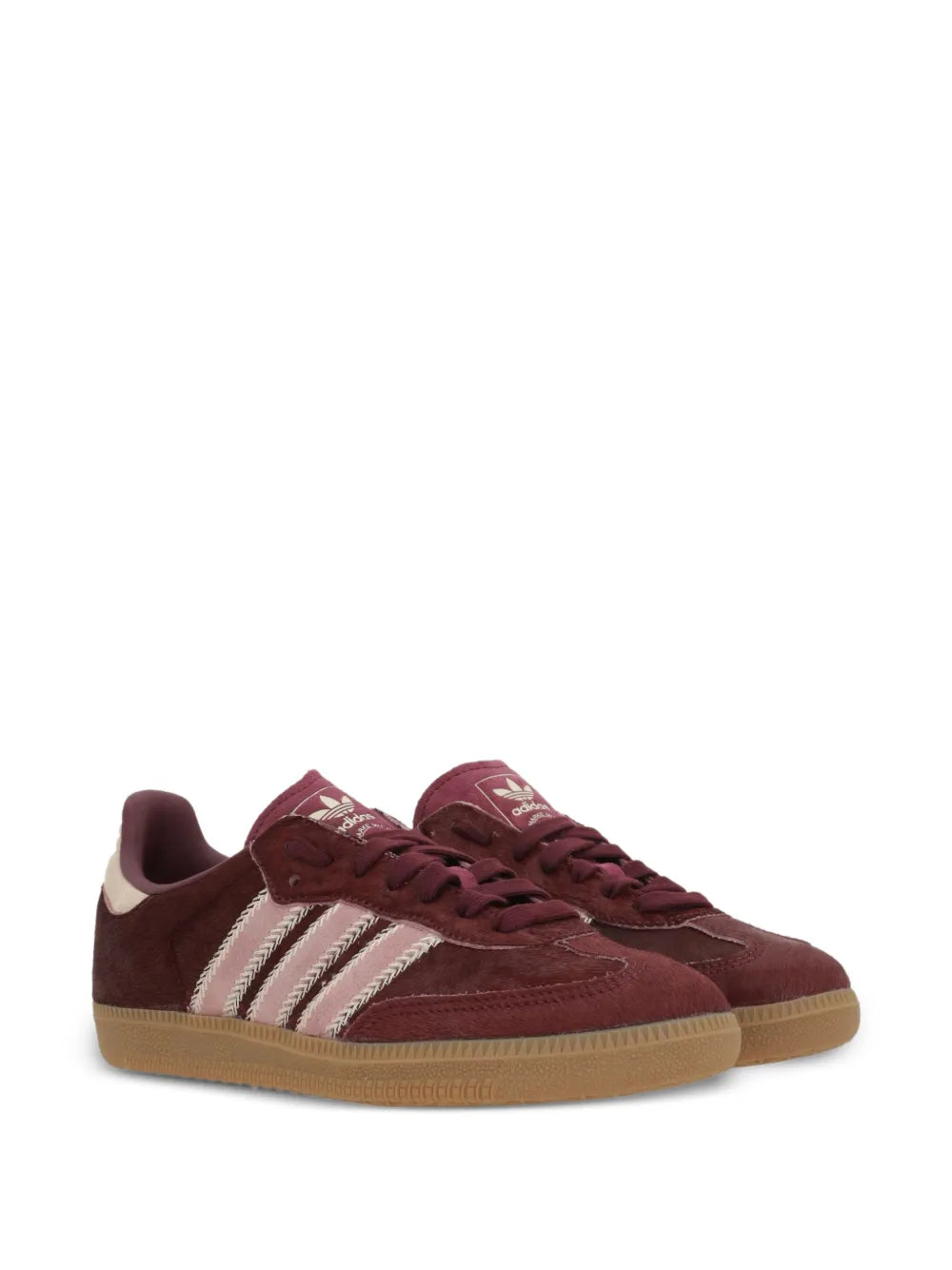 adidas Samba Og Sneakers — Burgundy — Size US M 8 - US W 9.5 — Side View