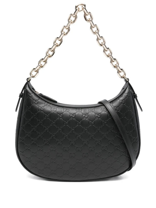 Gucci Gg Pattern Chain Strap Bag — Same as shown — Size One Size — Front View
