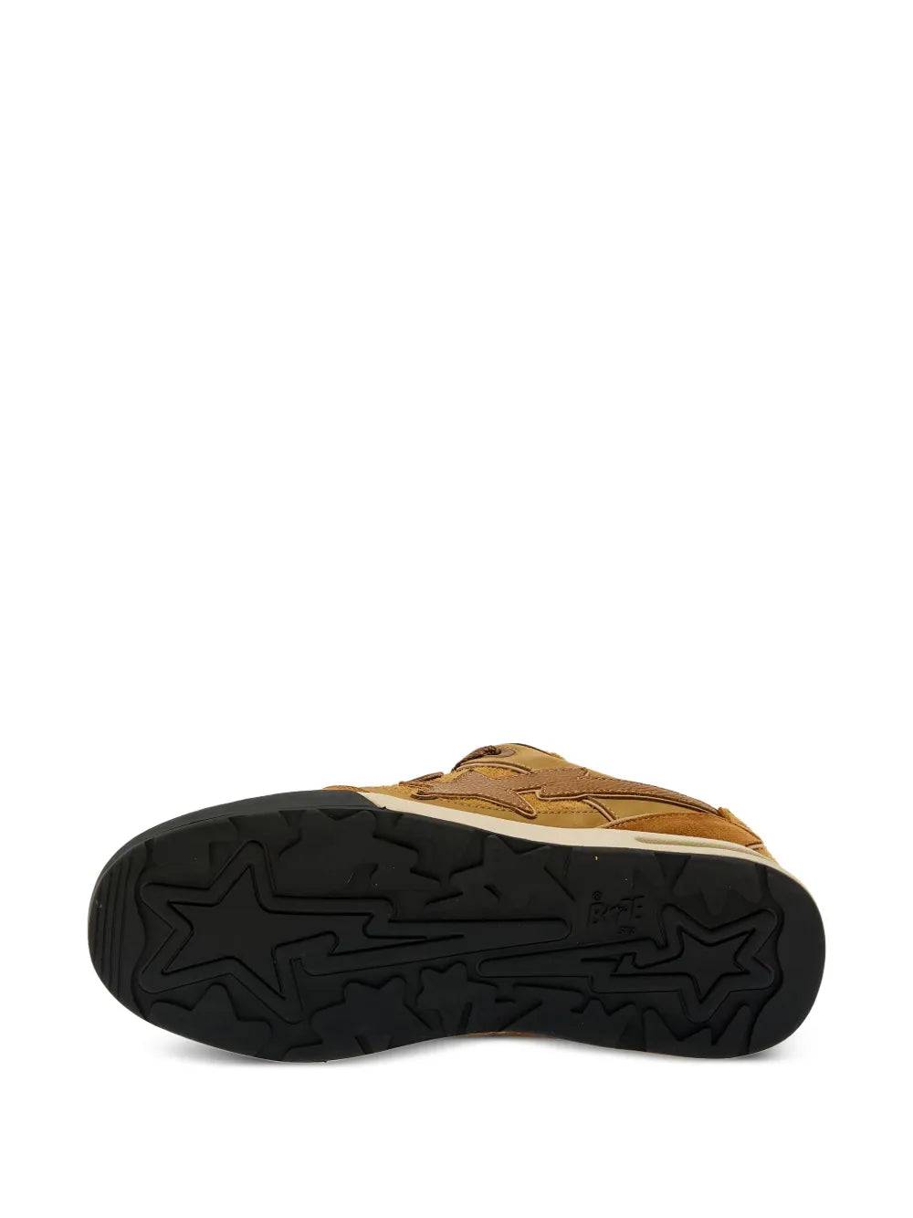 A Bathing Ape?Sta #1 Suede Trainers — Brown — Size US M 3.5 - US W 5 — Lifestyle View