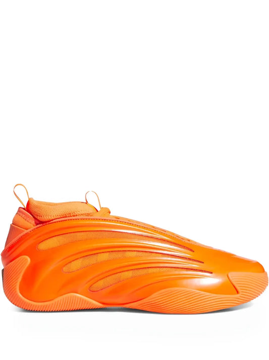 adidas Harden Vol. 9 Dyanmo Sneakers — Orange — Size US M 9 - US W 10.5 — Front View