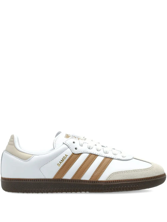 adidas Samba Sneakers — White — Size US M 7 - US W 8.5 — Front View