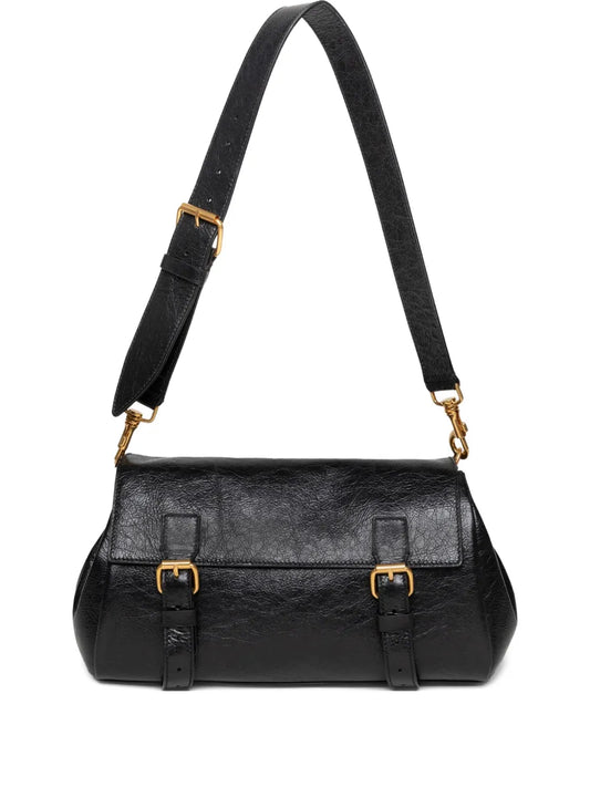 Dries Van Noten Buckle Fastening Leather Shoulder Bag — Same as shown — Size One Size — Front View
