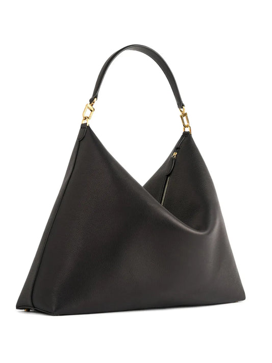 Toteme Bevel Leather Shoulder Bag — Same as shown — Size One Size — Front View