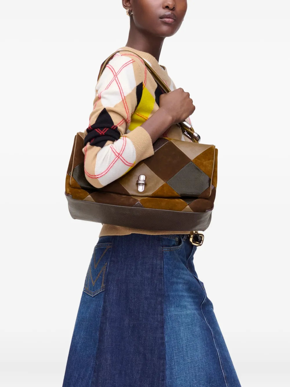 Marc Jacobs Large The Dual Shoulder Bag — Same as shown — Size One Size — Side View