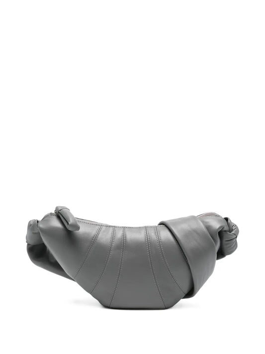 Lemaire Croissant Knotted Lambskin Shoulder Bag — Same as shown — Size One Size — Front View