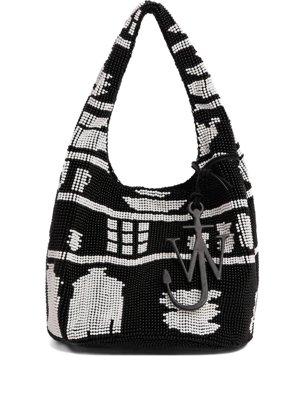 Jw Anderson Beaded Pattern Shoulder Bag — Same as shown — Size One Size — Front View