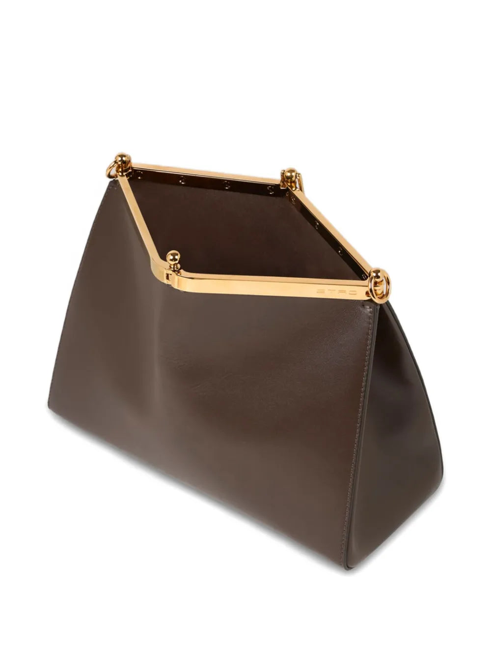 Etro Vela Leather Shoulder Bag — Same as shown — Size One Size — Back View