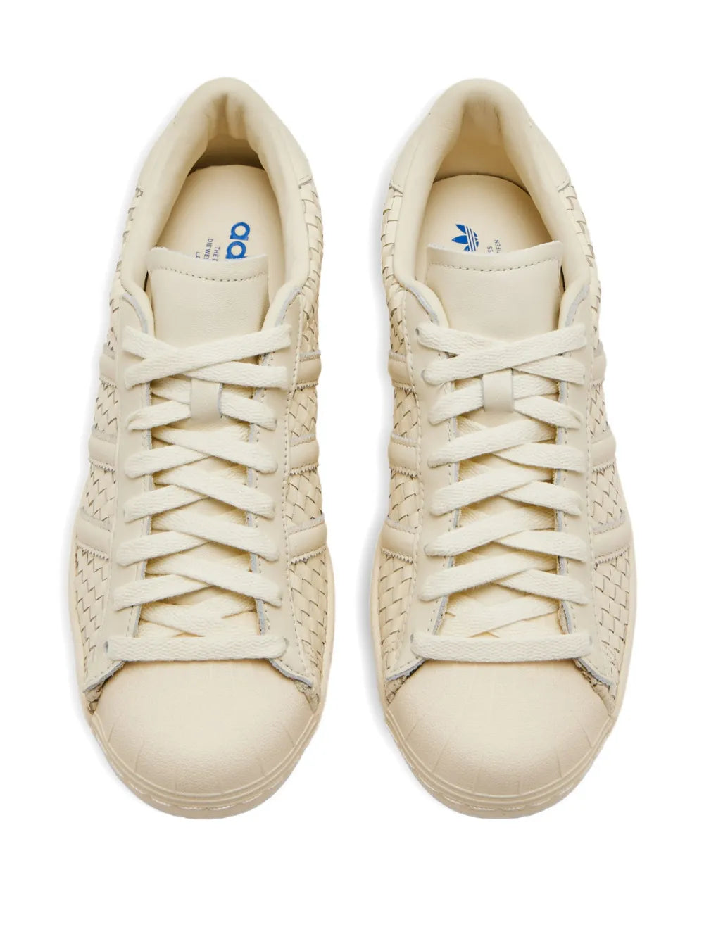 adidas Superstar Sneakers — Beige — Size US M 10.5 - US W 12 — Side View