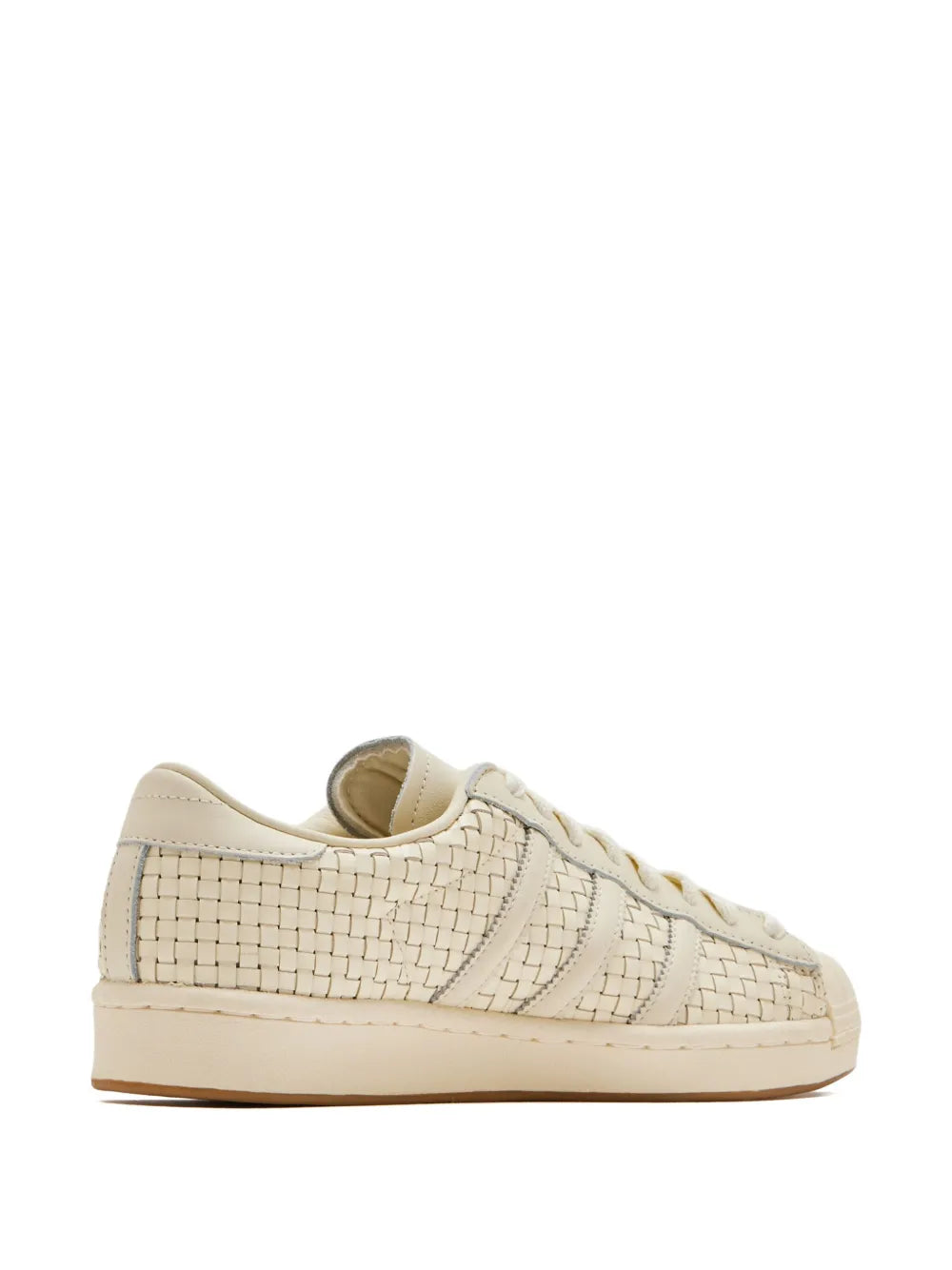 adidas Superstar Sneakers — Beige — Size US M 10.5 - US W 12 — Top View