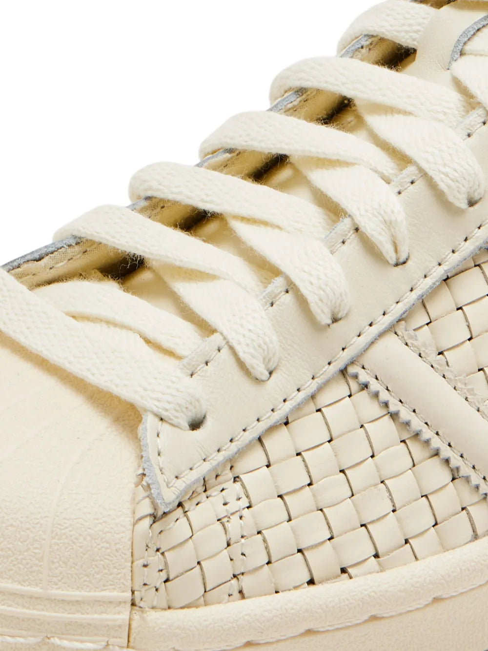 adidas Superstar Sneakers — Beige — Size US M 10.5 - US W 12 — Back View
