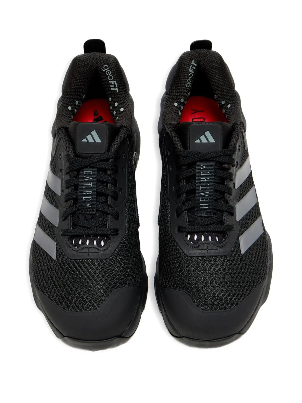 adidas Dropset 3 Mesh-Panel Sneakers — Black — Size US M 10.5 - US W 12 — Back View