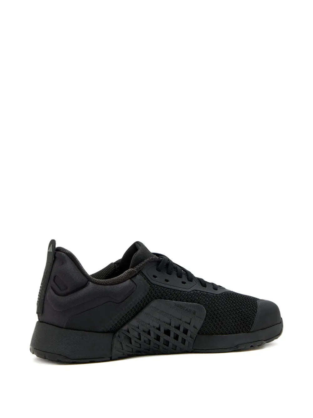 adidas Dropset 3 Mesh-Panel Sneakers — Black — Size US M 10.5 - US W 12 — Side View
