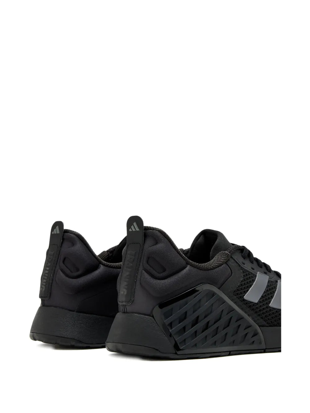 adidas Dropset 3 Mesh-Panel Sneakers — Black — Size US M 10.5 - US W 12 — Top View