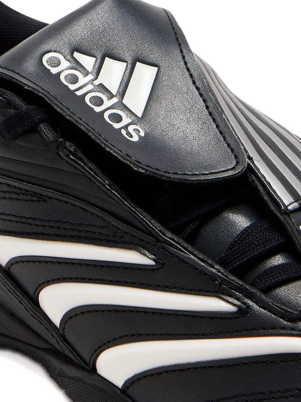 adidas Predator Sneakers — Black/White — Size US M 6.5 - US W 8 — Top View