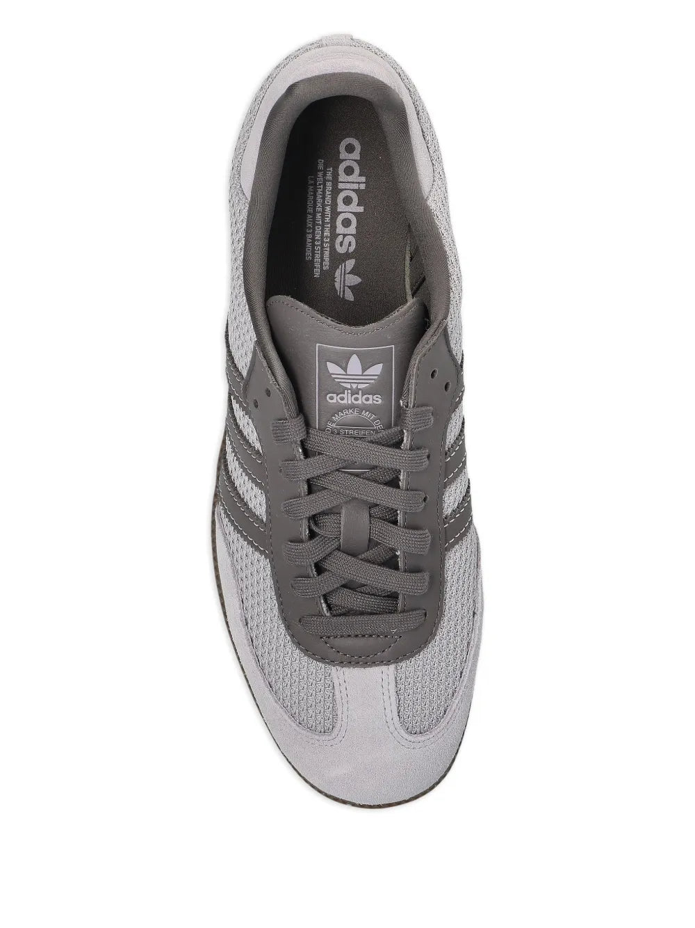 adidas Samba Og Sneakers — Light Grey — Size US M 7 - US W 8.5 — Top View