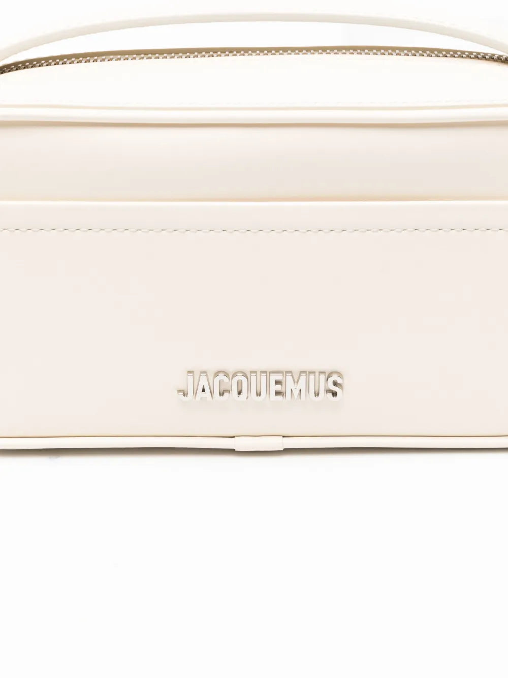 Jacquemus The Banet Logo Plaque Leather Shoulder Bag — Same as shown — Size One Size — Top View