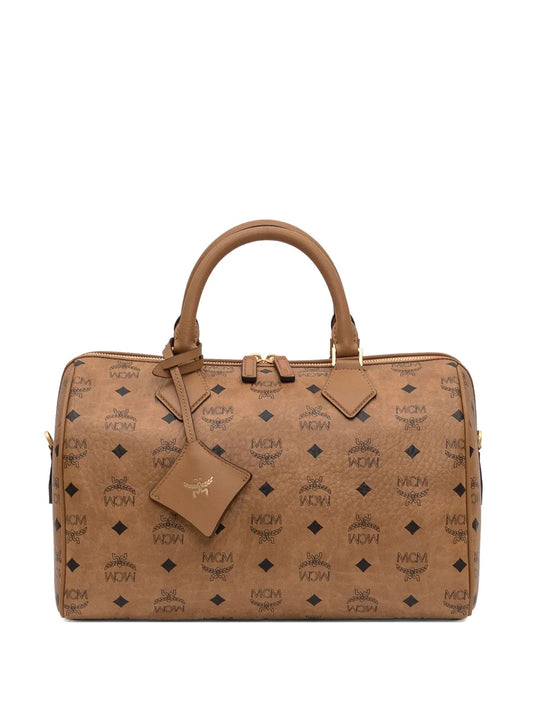 Mcm Medium Ella Boston Bag — Same as shown — Size One Size — Front View