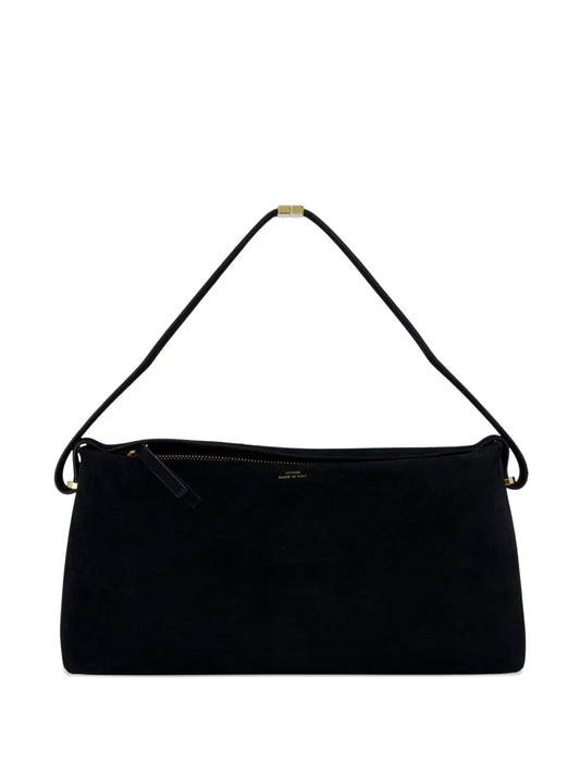 Toteme Scoop Suede Zip Fastening Shoulder Bag — Same as shown — Size One Size — Front View