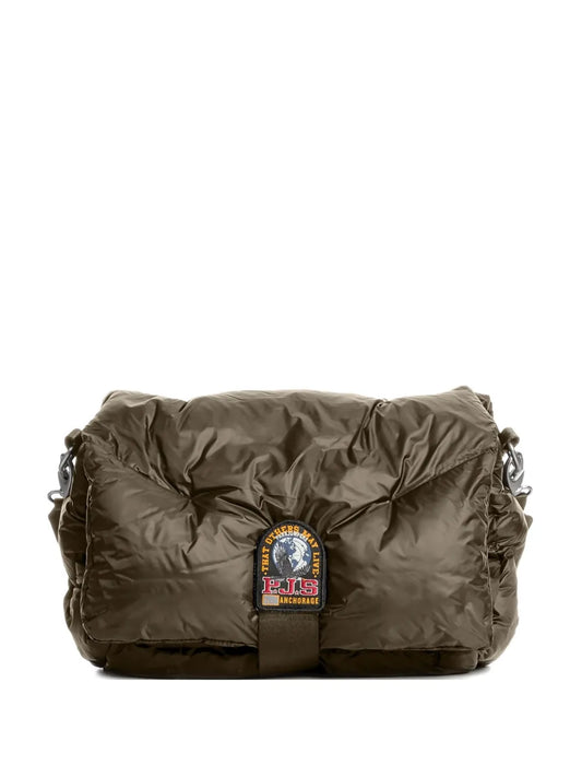 Parajumpers Quilted Logo Patch Shoulder Bag — Same as shown — Size One Size — Front View