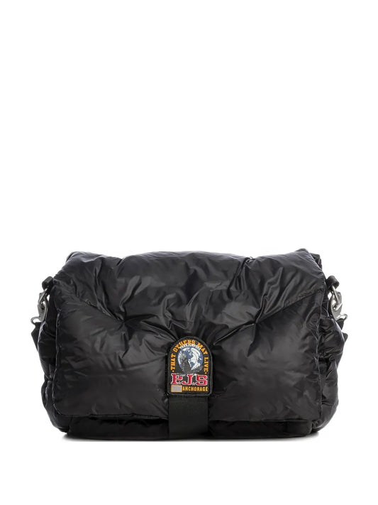 Parajumpers Logo Patch Quilted Shoulder Bag — Same as shown — Size One Size — Front View