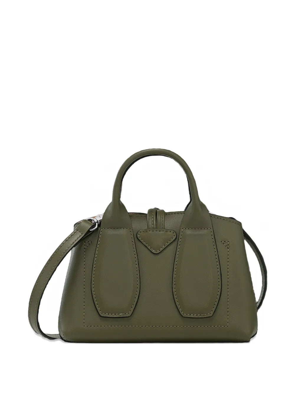 Longchamp Top Handle Leather Shoulder Bag — Same as shown — Size One Size — Back View