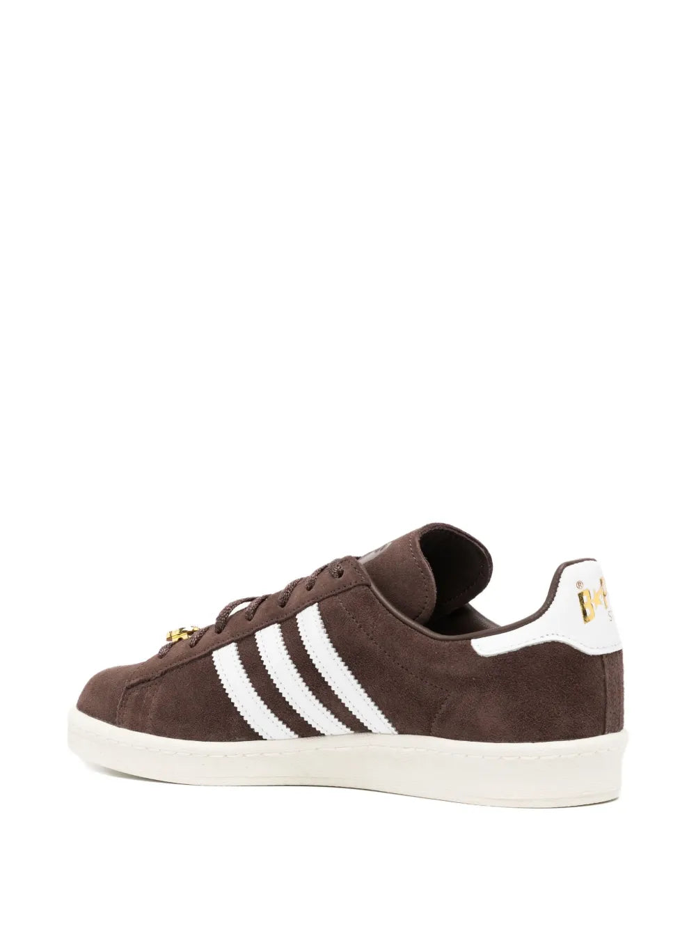 A Bathing Ape?X adidas Stan Smith Trainers — Chocolate Brown — Size US M 11 - US W 12.5 — Back View