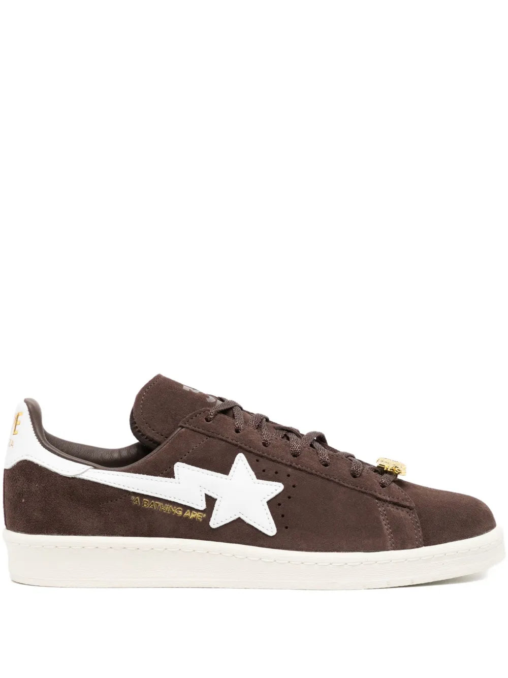 A Bathing Ape?X adidas Stan Smith Trainers — Chocolate Brown — Size US M 11 - US W 12.5 — Front View