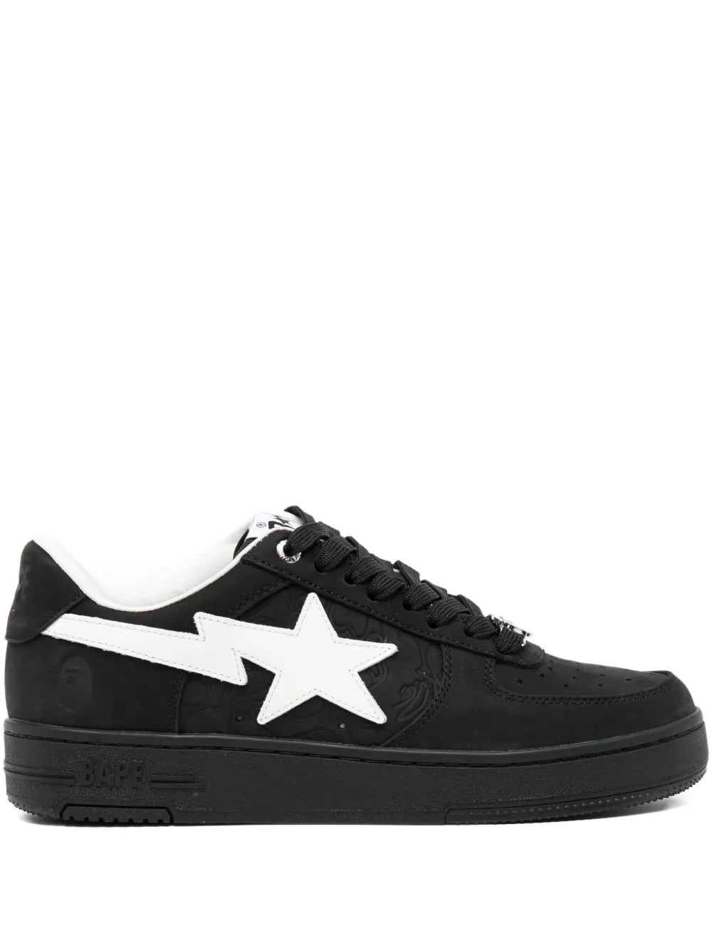 A Bathing Ape?Sta Os M2 Trainers — Black — Size US M 3.5 - US W 5 — Front View