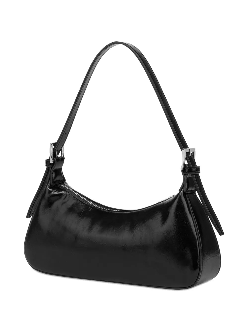 Love Moschino Logo Plaque Zip Fastening Shoulder Bag — Same as shown — Size One Size — Back View