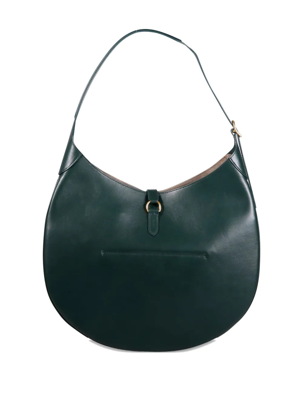 Polo Ralph Lauren Half Moon Leather Shoulder Bag — Same as shown — Size One Size — Side View