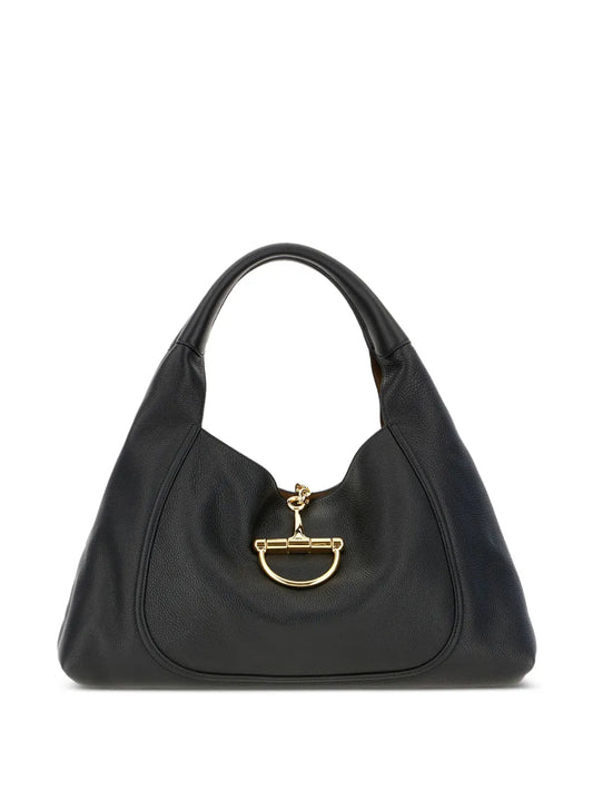 Gucci Large Softbit Leather Shoulder Bag — Same as shown — Size One Size — Front View