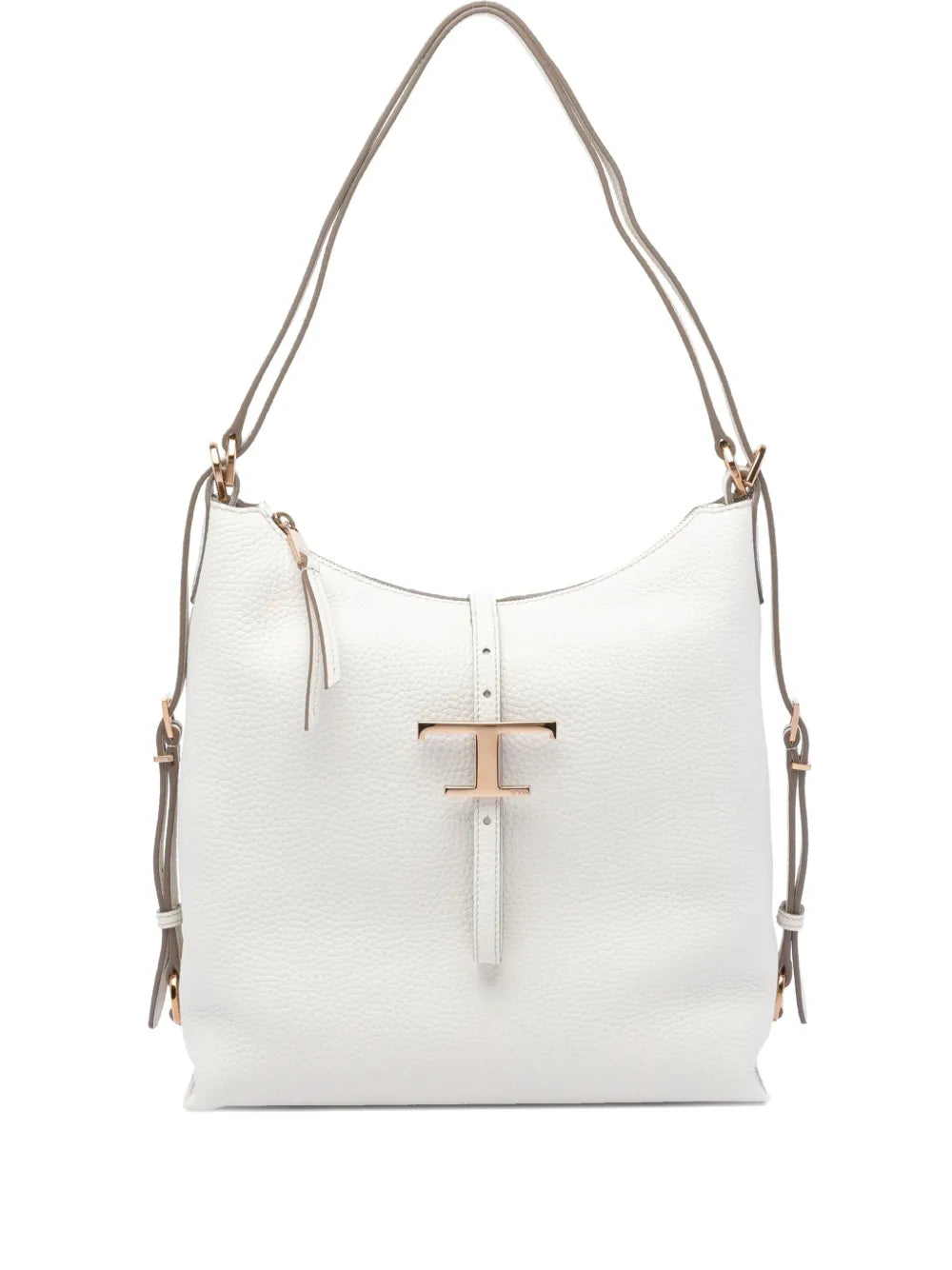 Tods T Timeless Zip Shoulder Bag — Same as shown — Size One Size — Front View