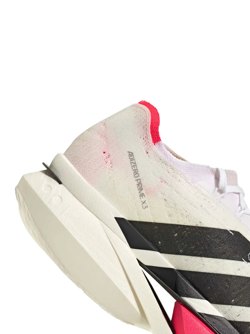 adidas Adizero Prime X3 Sneakers — Ecru — Size US M 7 - US W 8.5 — Back View