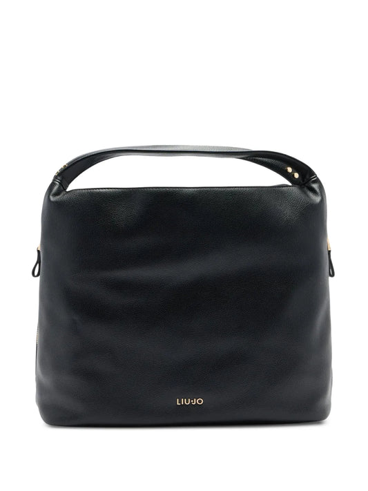 Liu Jo Large Embossed Logo Shoulder Bag — Same as shown — Size One Size — Front View