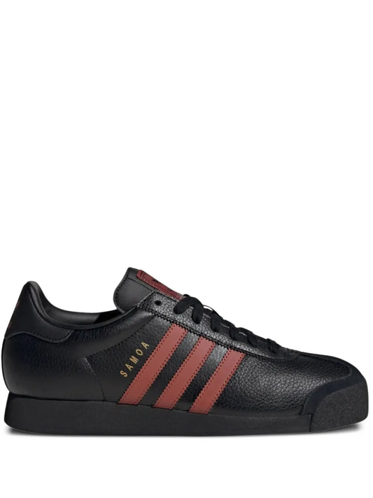 adidas Samoa Black Trainers — Black — Size US M 9 - US W 10.5 — Front View