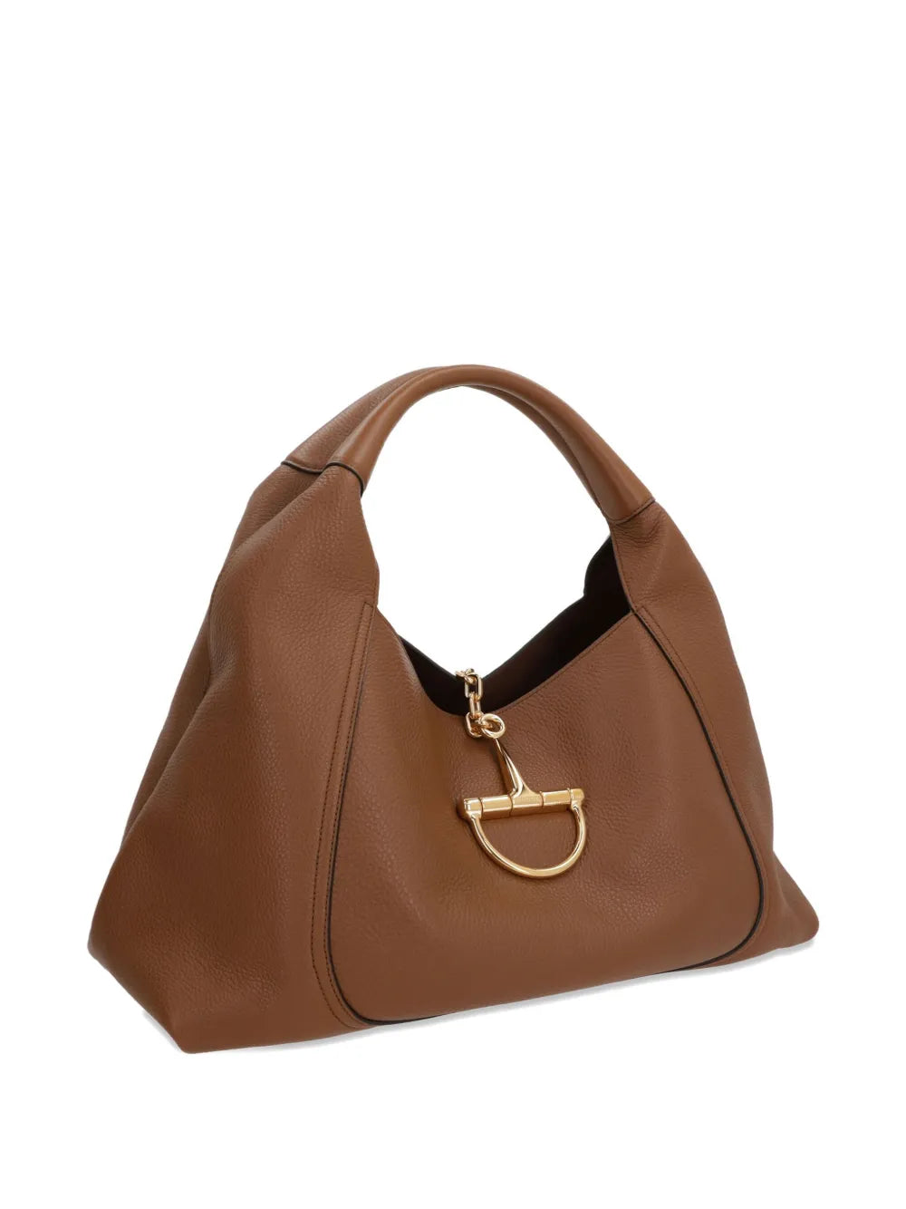 Gucci Maxi Softbit Grained Leather Shoulder Bag — Same as shown — Size One Size — Back View