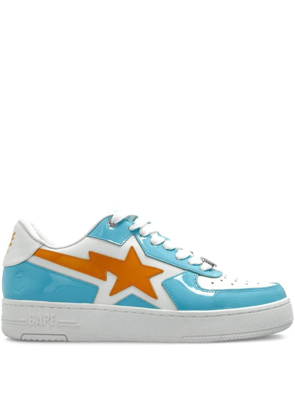 A Bathing Ape?Star-Patch Sneakers — Same as shown — Size US M 11 - US W 12.5 — Front View