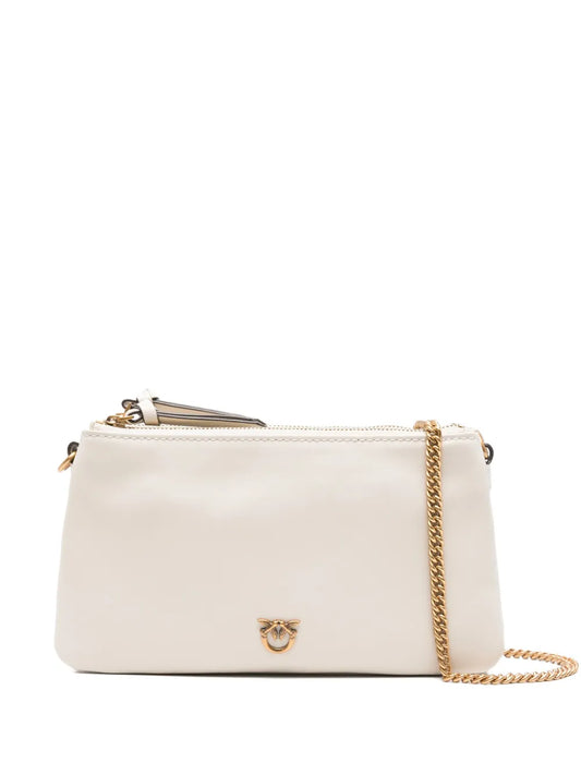 Pinko Double Zip Shoulder Bag — Same as shown — Size One Size — Front View