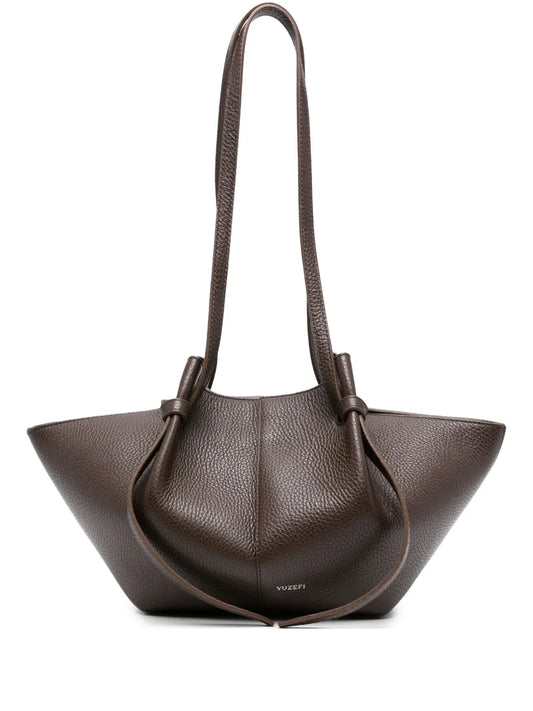 Yuzefi Mochi Leather Shoulder Bag — Same as shown — Size One Size — Front View