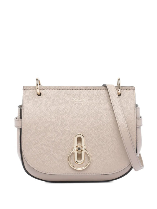 Mulberry Leather Satchel Bag — Same as shown — Size One Size — Front View