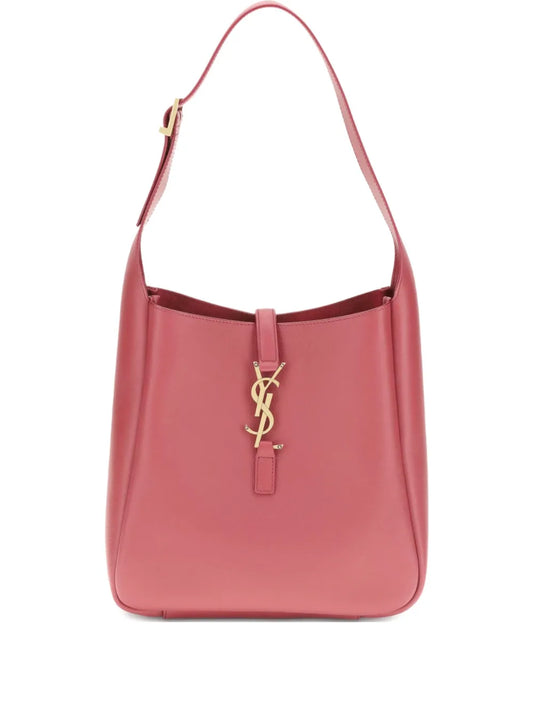 Saint Laurent Leather Ysl Logo Shoulder Bag — Same as shown — Size One Size — Front View