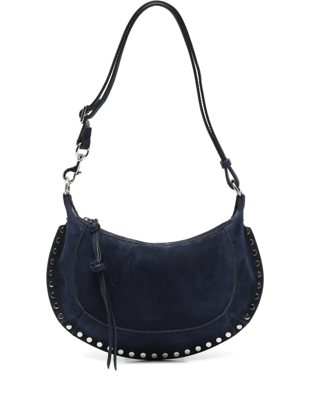 Isabel Marant Oskan Moon Studded Shoulder Bag — Same as shown — Size One Size — Front View