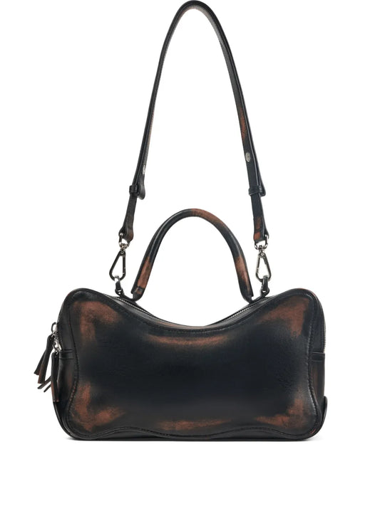 Camperlab Lunissi Leather Top Handle Shoulder Bag — Same as shown — Size One Size — Front View